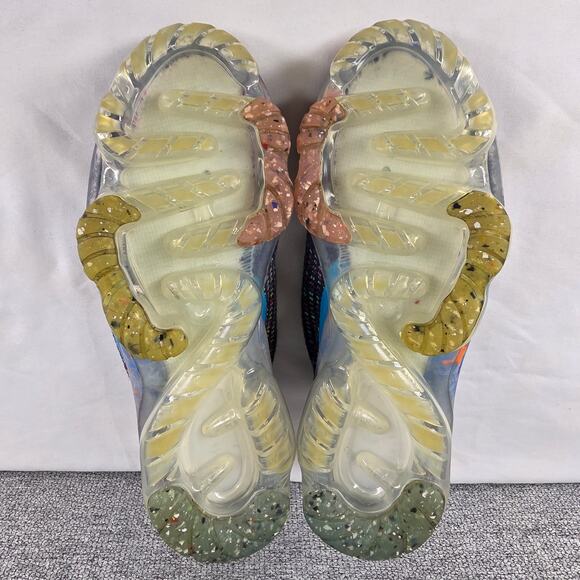NIKE AIR VAPORMAX 2020 FLYKNIT WOMEN’S SIZE 6.5 DEEP ROYAL BLUE MULTI-COLOR - Picture 6 of 13